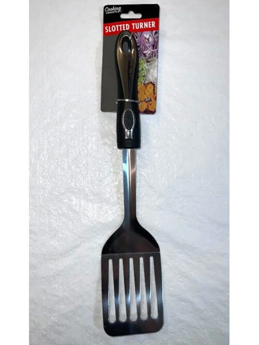 Cooking Concepts Stainless Steel Slotted Turner *NEW* Good Grip Handle